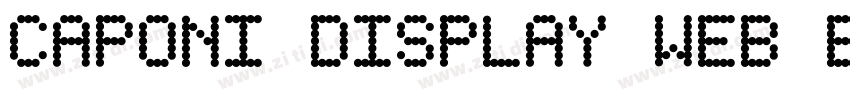 Caponi Display Web B字体转换 Caponi Display Web B字体转换